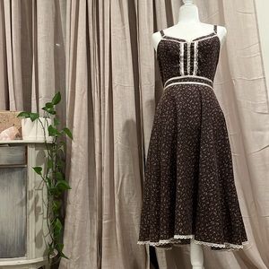 Gunne Sax Vintage Midi Dress